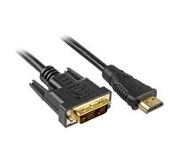 Sharkoon 4044951015221 adaptador de cable de vídeo 3 m hdmi dvi-d neg