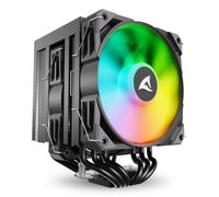 Sharkoon a60 rgb procesador refrigerador de aire 12 cm negro 1 pieza(s