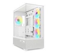 Sharkoon ak7 blanco, carcasa atx pc, argb