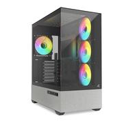 Sharkoon ak7 negro, carcasa atx pc, argb