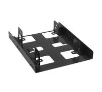 Sharkoon BayExtension - Marco de Montaje para Discos Duros internos (3,5", hasta 2 Discos Duros) Negro