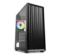 CAJA GAMING SHARKOON VK3 RGB ATX NEGRO 2XUSB 1XTRRS SN FUENTE