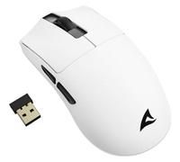Sharkoon FIREGLIDER One Ratón Gaming Cableado Inalámbrico 50G DPI Ajustable Blanco