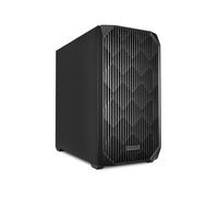 Caja micro ATX Sharkoon MK3 Negra Panel Frontal Permeable Aire 2 Ventiladores 11 Slots