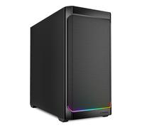 Sharkoon mk4 rgb strip black, matx - carcasa para pc