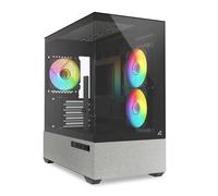 Sharkoon mk7 negro, carcasa de pc matx, argb