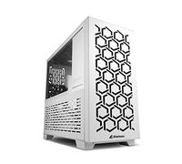 Caja de SHARKOON MS-Y1000 MATX con 2 Puertos USB 3.0 sin Fuente de Alimentación, Color Blanco.