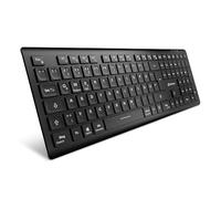 Sharkoon OfficePal K30W, negro, teclado inalámbrico