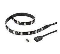 Sharkoon Pacelight RGB LED Strip S1 - Tira LED RGB para Caja PC Gaming, Negro