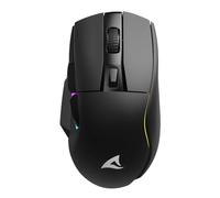 Sharkoon Ratón gaming SKILLER SGM50W inalámbrico/cableado 6400 DPI RGB base de carga Negro
