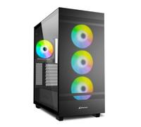 Sharkoon Rebel C50 RGB ATX Full Tower Cristal Templado USB-C Negra