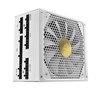 Sharkoon Rebel P30 Gold White, 1000 W, ATX 3.0, Totalmente Modular