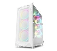 Sharkoon REV300 RGB, carcasa para PC, color blanco