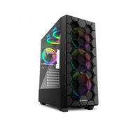 Caja ATX HEX RGB (Negra) - SHARKOON