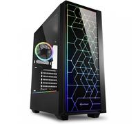 Sharkoon RGB LIT 100 Cristal Templado USB 3.0 Negra