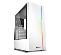 Sharkoon rgb slider atx cristal templado usb 3.0 argb blanca