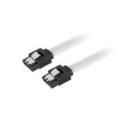 Sharkoon sata 3 cable de sata 0,3 m sata 7-pin negro, blanco
