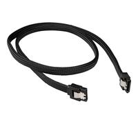 Sharkoon Sata 3 cable de SATA 1 m SATA 7-pin Negro - Cable SATA (1 m, SATA III, SATA 7-pin, SATA 7-pin, Male connector / Male connector, Negro)