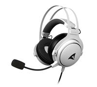Sharkoon SGH50 Auriculares multiplataforma para juegos (blanco) - con cable modular, compatible con PS4/5 y Xbox Series S/X (blanco)