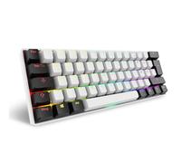Sharkoon sgk50 s4 teclado hogar usb qwertz alemán blanco