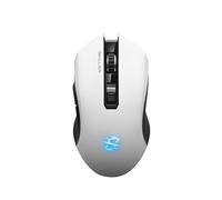 Sharkoon SGM3 - Ratón Gaming Óptico Inalámbrico, 6000 DPI, 7 Botones, Blanco, 4044951026272
