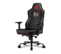 Sharkoon SGS40 SKILLER Silla Gaming aTTax Sonderedition Negro/Rojo, Silla de Juego con Reposabrazos Ajustables, Inclinación, para Usuario de hasta 150 kg
