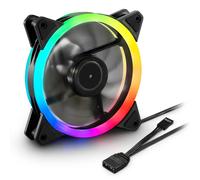 Ventilador 120mm 1200RPM Shark Blades Ventilador RGB 3 Pin - SHARKOON