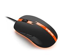 Sharkoon SHARK FORCE PRO - Ratón Gaming Óptico, 3600 DPI 6 Botones, LED, Naranja