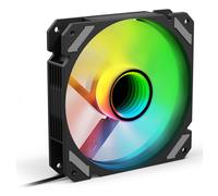 Sharkoon shark mirror rgb pwm reverse carcasa del ordenador ventilador