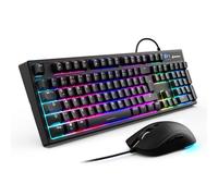 Sharkoon skiller sgb15 combo rgb gaming teclado y ratón para juegos
