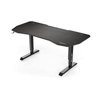Mesa gaming sharkoon skiller sgd20 + alfombilla integrada negra