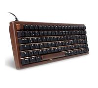Sharkoon Skiller SGk50 S2 Wood, PBT RGB Gaming Keyboard, 96% DE-Layout