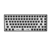 Sharkoon SKILLER SGK50 S3 Teclado barebone para juegos - teclado para juegos totalmente personalizable con distribución 75%, hot-swap, iluminación RGB, distribución QWERTY, negro