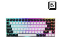 Sharkoon skiller sgk50 s3 teclado juego usb qwerty ruso blanco