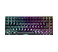 Sharkoon Skiller SGK50 S3 - Teclado para juegos RGB, color amarillo Gateron, 75 % de diseño