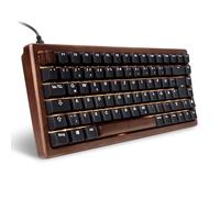 Sharkoon Skiller SGk50 S3 Wood, PBT RGB Gaming Keyboard, 75% de disposición