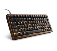 Sharkoon skiller sgk50 s3 wood, pbt rgb gaming keyboard, 75% disposici