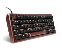 Sharkoon Skiller SGk50 S4 Wood, PBT RGB Gaming Keyboard, 60% DE-Layout