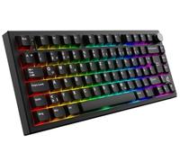 Sharkoon SKILLER SGK55W 4044951045631 - Teclado para videojuegos, mecánico con interruptores lineales, diseño compacto DE, rendimiento de alta calidad para jugadores