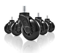 Sharkoon sw10 negro plástico pu ruedas giratorias