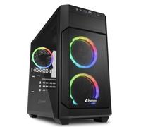 Sharkoon V1000 RGB Cristal Templado USB 3.0 Negra