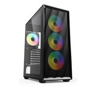 Sharkoon vk4 argb negro, caja de pc atx