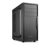 Sharkoon vs4-v - caja de ordenador, pc gaming, semitorre atx, negro