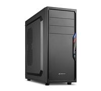 Sharkoon VS4-V - Caja de Ordenador, PC Gaming, Semitorre ATX, Negro