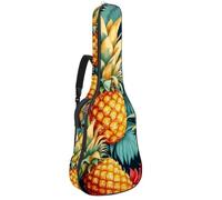 Sharks - Bolsa para guitarra acústica con patrón azul marino, acolchada gruesa, impermeable, para guitarras de 40, 41 y 42 pulgadas, Multicolor 10, 42.9x16.9x4.7 in, Mochila informal