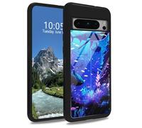 Sharks - Funda de cristal templado para Google Pixel 8 Pro de TPU suave, a la moda, para hombres y mujeres, a prueba de golpes, funda protectora para Pixel 8 Pro