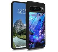 Sharks - Funda de cristal templado para Google Pixel 9/9 Pro de TPU suave, a la moda, para hombres y mujeres, a prueba de golpes, funda protectora para Pixel 9/9 Pro