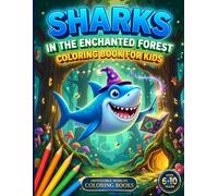 Sharks in the Enchanted Forest: Coloring Book for Kids Ages 6-10 | Magical Sharks, Enchanted Forest Adventures and Fantasy Worlds | 60 Original ... for Kids (Impossible Worlds Coloring Books)