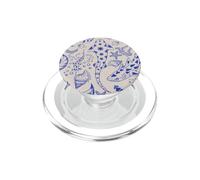 Sharks Turtles Shells Seaweed Blue PopSockets PopGrip para MagSafe