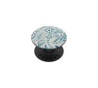 Sharks Turtles Shells Seaweed Green PopSockets PopGrip Adhesivo